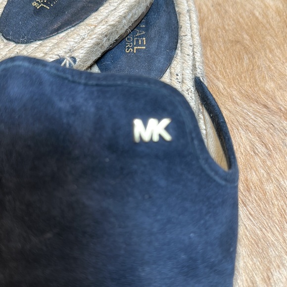 Michael Kors - navy suede espadrille mikes - Picture 2 of 6